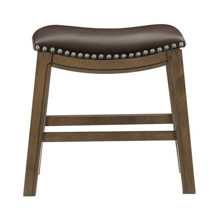 5682BRW-18 18 Dining Stool, Brown - 5682BRW-18