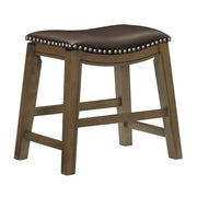 5682BRW-18 18 Dining Stool, Brown - 5682BRW-18