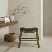 5682BRW-18 18 Dining Stool, Brown - 5682BRW-18