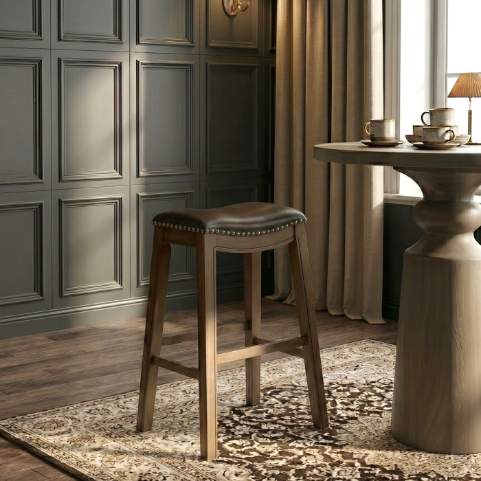 5682BRW-29 29 Pub Height Stool, Brown - 5682BRW-29