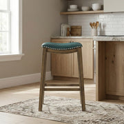 5682GEN-29 29 Pub Height Stool, Green - 5682GEN-29