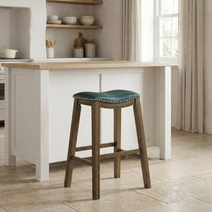 5682GEN-29 29 Pub Height Stool, Green - 5682GEN-29