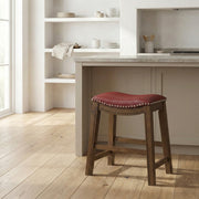 5682RED-18 18 Dining Stool, Red - 5682RED-18