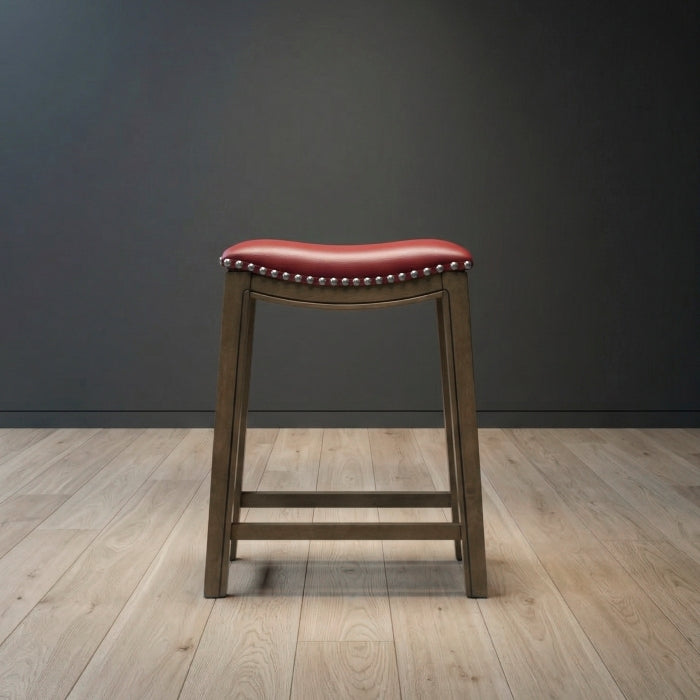 5682RED-24 24 Counter Height Stool, Red - 5682RED-24