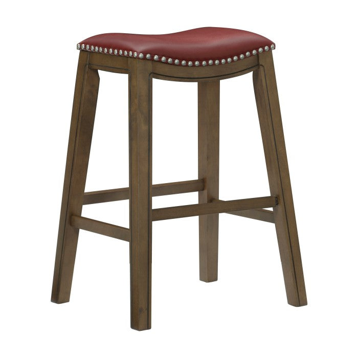 5682RED-29 29 Pub Height Stool, Red - 5682RED-29