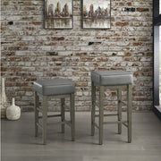 5684GY-24 Counter Height Stool, Set of 2 - 5684GY-24