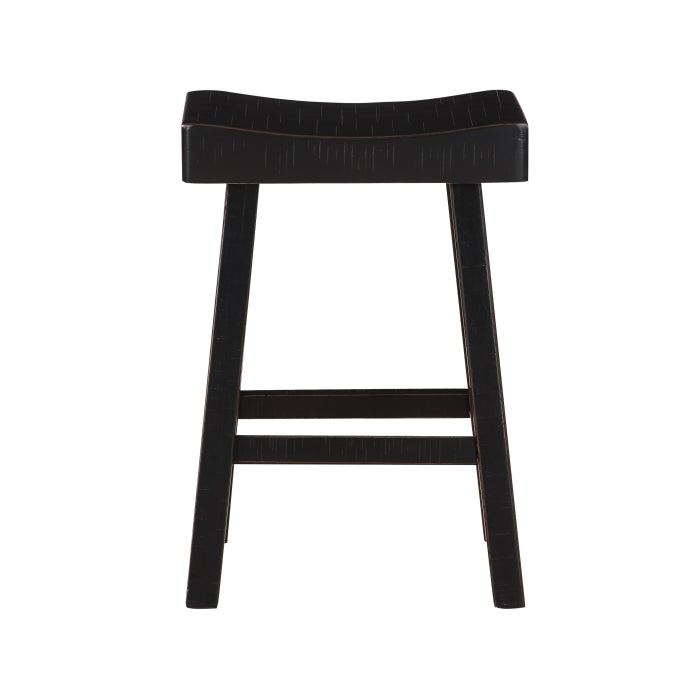 5687BLK-24 Counter Height Stool, Set of 2 - 5687BLK-24