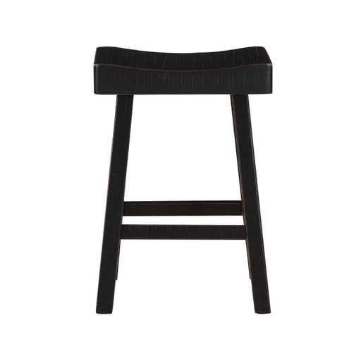 5687BLK-24 Counter Height Stool, Set of 2 - 5687BLK-24