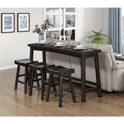 5687BLK-24 Counter Height Stool, Set of 2 - 5687BLK-24