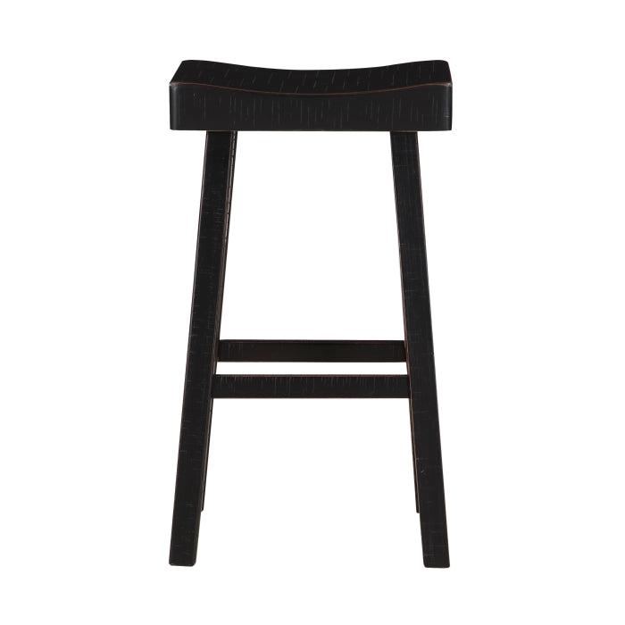 5687BLK-29 Pub Height Stool, Set of 2 - 5687BLK-29