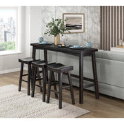 5687BLK-29 Pub Height Stool, Set of 2 - 5687BLK-29