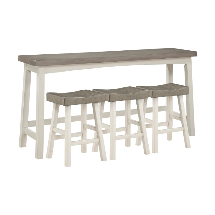 5687WTT-364P 4-Piece Pack Counter Height Set - 5687WTT-364P