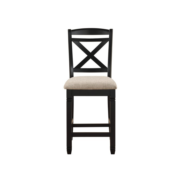 5705BK-24 Counter Height Chair, Set of 2 - 5705BK-24