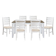 5709WH 7-Piece Pack Dinette Set - 5709WH