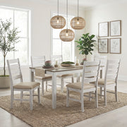 5709WH 7-Piece Pack Dinette Set - 5709WH