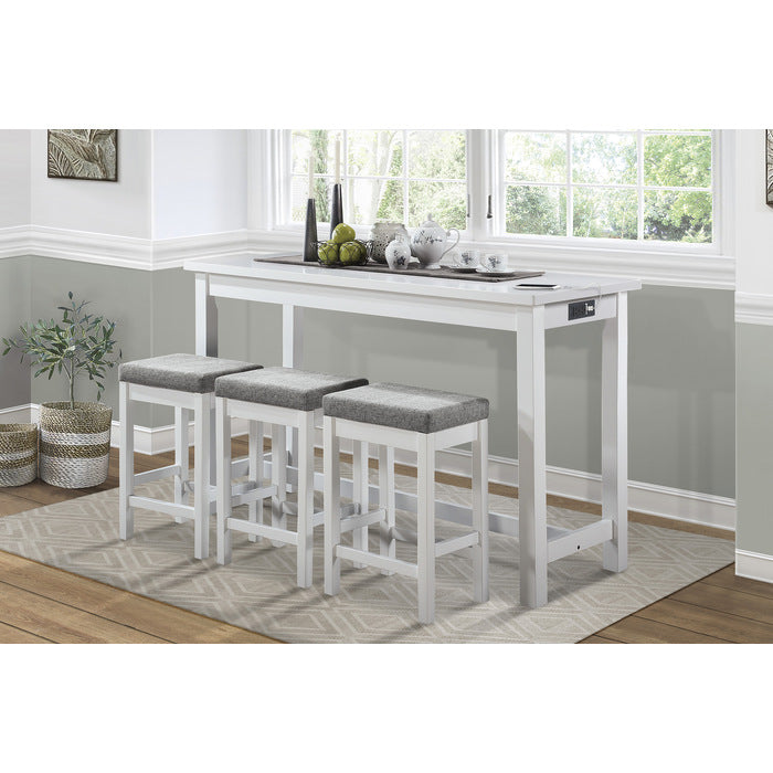 5713WT 4-Piece Pack Counter Height Set - 5713WT