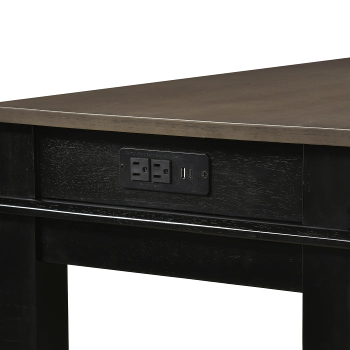 5714BK 4-Piece Pack Counter Height Set - 5714BK