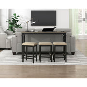 5714BK 4-Piece Pack Counter Height Set - 5714BK