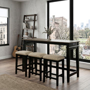 5714BK 4-Piece Pack Counter Height Set - 5714BK