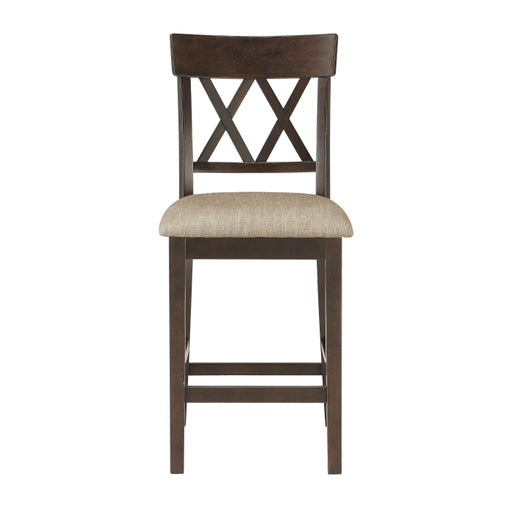 5716-24S2 Counter Height Chair, Double X Back, Set of 2 - 5716-24S2