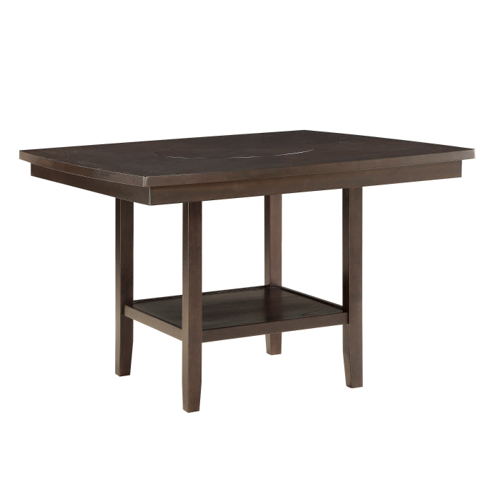 5716-36 Counter Height Table with Lazy Susan - 5716-36