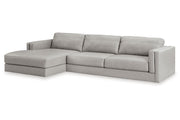 Amiata Glacier 2-Piece Sectional with Chaise -  Ashley - Luna Furniture