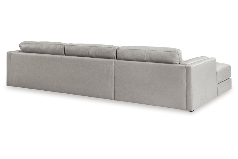 Amiata Glacier 2-Piece Sectional with Chaise -  Ashley - Luna Furniture