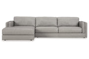 Amiata Glacier 2-Piece Sectional with Chaise -  Ashley - Luna Furniture