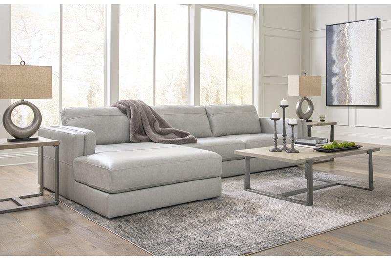 Amiata Glacier 2-Piece Sectional with Chaise -  Ashley - Luna Furniture