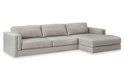 Amiata Glacier 2-Piece Sectional with Chaise -  Ashley - Luna Furniture