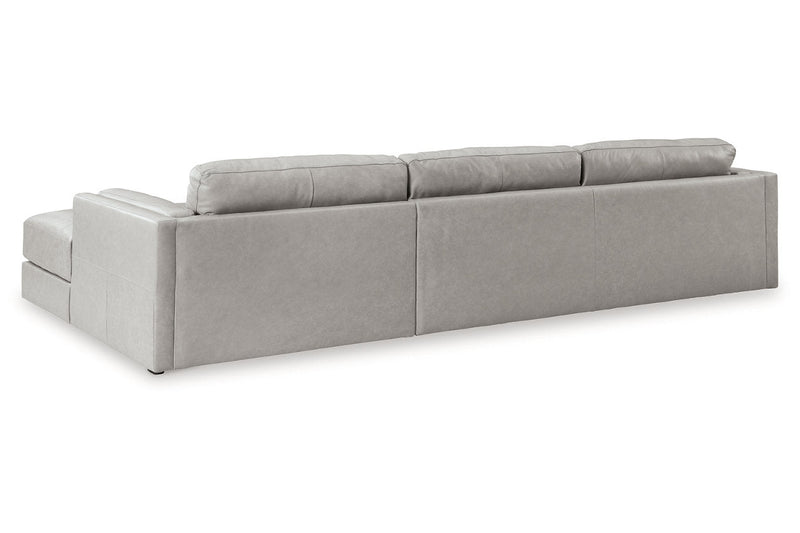 Amiata Glacier 2-Piece Sectional with Chaise -  Ashley - Luna Furniture