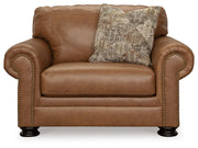 Carianna Caramel Sofa, Loveseat and Oversized Chair from Ashley - Luna Furniture