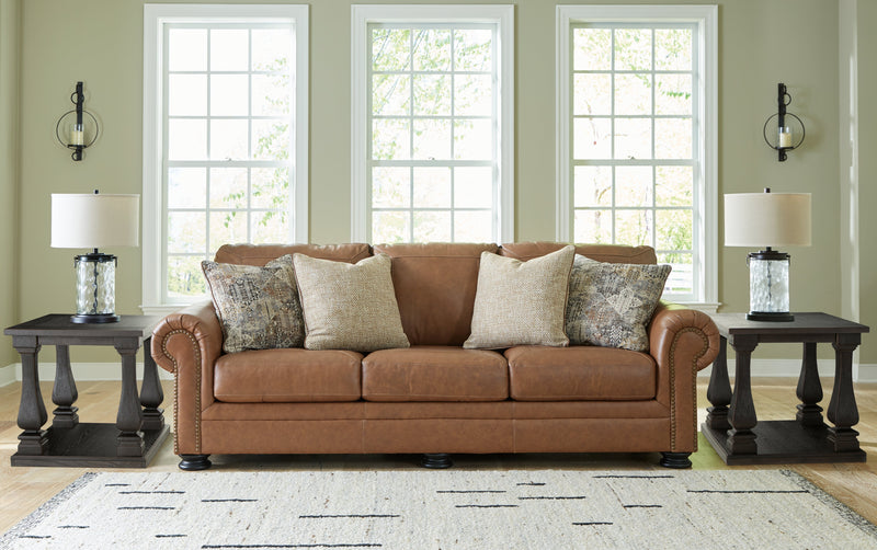 Carianna Caramel Sofa, Loveseat and Oversized Chair from Ashley - Luna Furniture