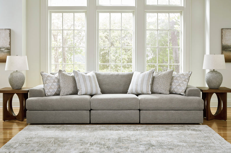 Avaliyah Ash 3-Piece Sectional Sofa -  Ashley - Luna Furniture