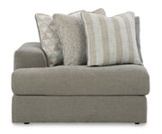 Avaliyah Ash 2-Piece Sectional Loveseat -  Ashley - Luna Furniture