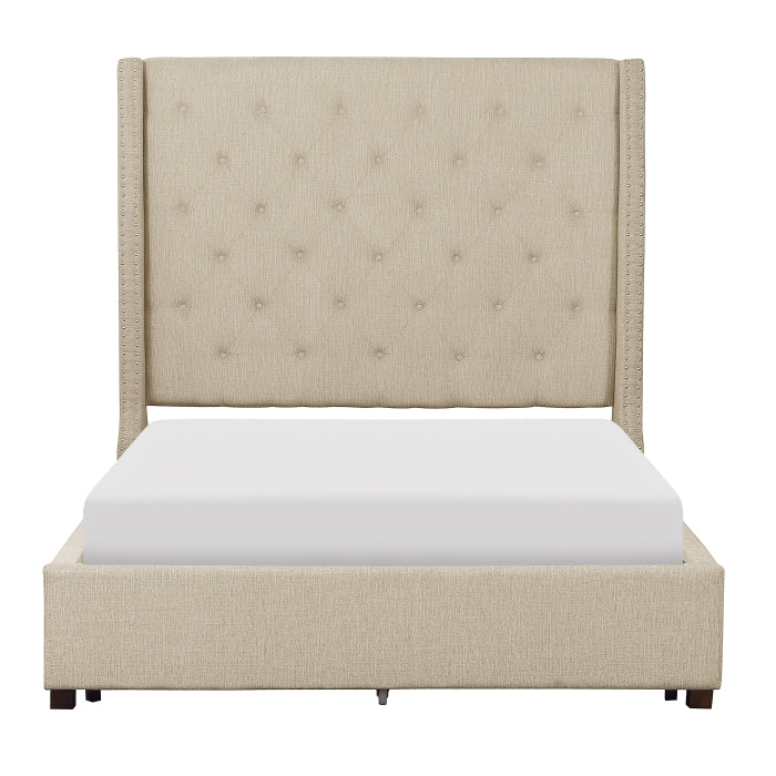 5877KBE-1EKDW* (3)Eastern King Platform Bed with Storage Footboard - 5877KBE-1EKDW*