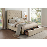 5877KBE-1EKDW* (3)Eastern King Platform Bed with Storage Footboard - 5877KBE-1EKDW*
