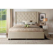 5877KBE-1EKDW* (3)Eastern King Platform Bed with Storage Footboard - 5877KBE-1EKDW*
