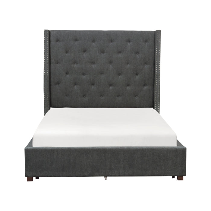 5877KGY-1CK* (2)California King Platform Bed - 5877KGY-1CK*