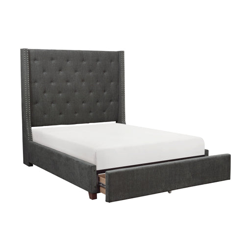 5877KGY-1CKDW* (3)California King Platform Bed with Storage Footboard - 5877KGY-1CKDW*