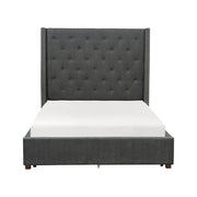 5877KGY-1EK* (2)Eastern King Platform Bed - 5877KGY-1EK*