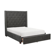 5877KGY-1EKDW* (3)Eastern King Platform Bed with Storage Footboard - 5877KGY-1EKDW*