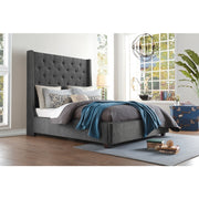 5877KGY-1EKDW* (3)Eastern King Platform Bed with Storage Footboard - 5877KGY-1EKDW*