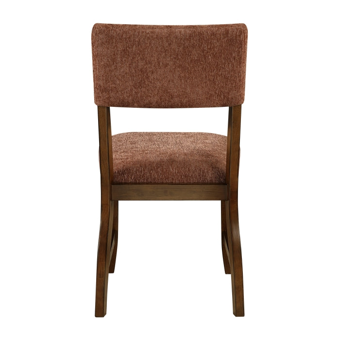 5898F4S Side Chair, Rust, Set of 2 - 5898F4S