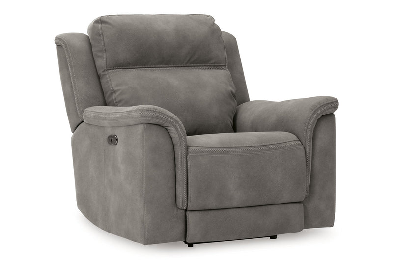 Next-Gen DuraPella Slate Power Reclining Sofa, Loveseat and Recliner -  Ashley - Luna Furniture