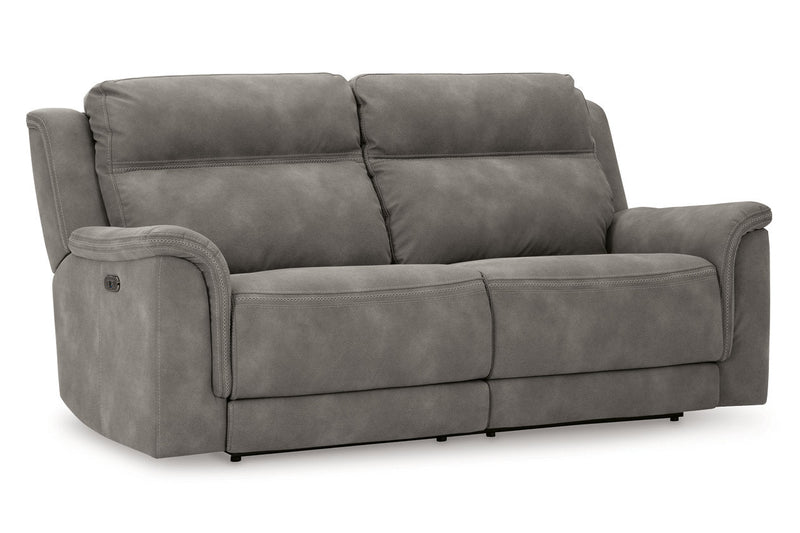 Next-Gen DuraPella Slate Power Reclining Sofa, Loveseat and Recliner -  Ashley - Luna Furniture