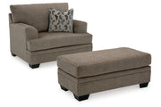 Stonemeade  Sofa Chaise, Oversized Chair and Ottoman -  Ashley - Luna Furniture
