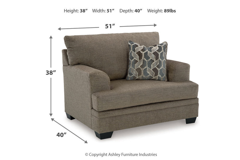 Stonemeade  Oversized Chair and Ottoman -  Ashley - Luna Furniture