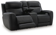 5Z-Comfort Onyx Power Reclining Loveseat with Console - PCU1090218