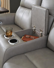 5Z-Comfort Sofa and Loveseat in Coin - PKG022060
